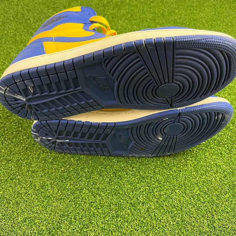 Nike Air Jordan 1 Retro High OG Reverse Laney Varsity Maize Sneakers 9.5 - Picture 5 of 5